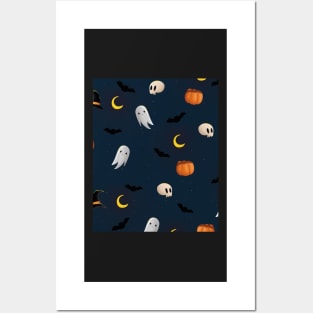 Halloween Ghosts Posters and Art